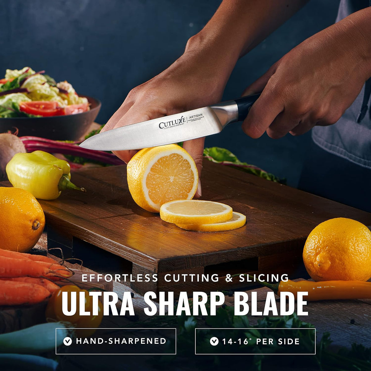 Kitchen Utility Knife, 5.5" Paring Knife – Razor Sharp Blade