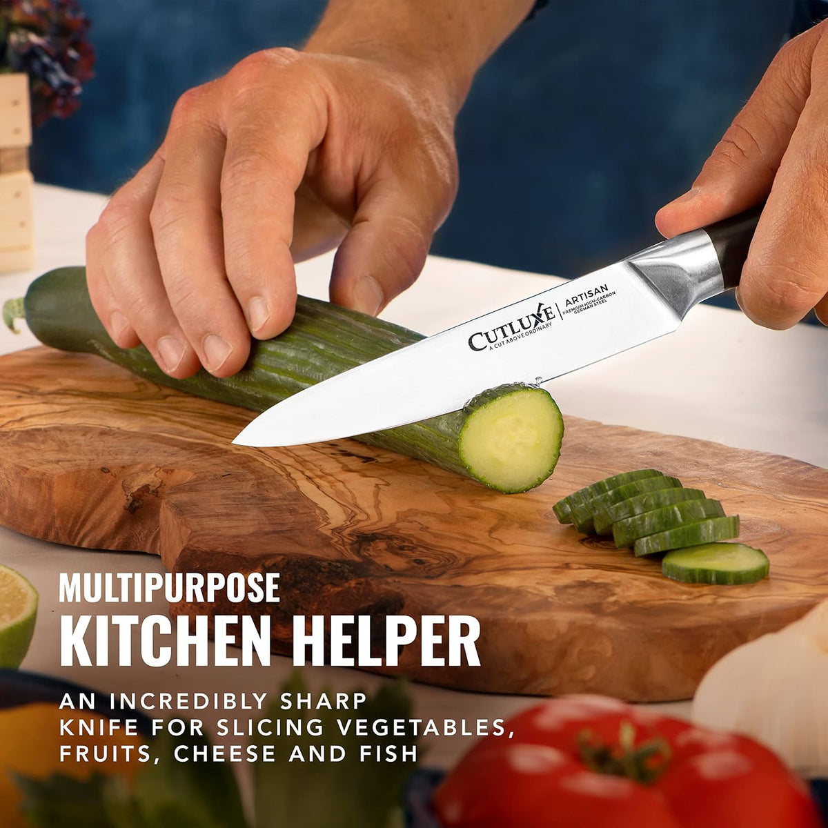 Kitchen Utility Knife, 5.5" Paring Knife – Razor Sharp Blade