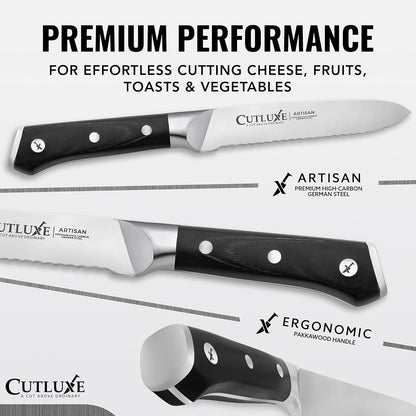 Kitchen Utility Knife, 5.5" Paring Knife – Razor Sharp Blade