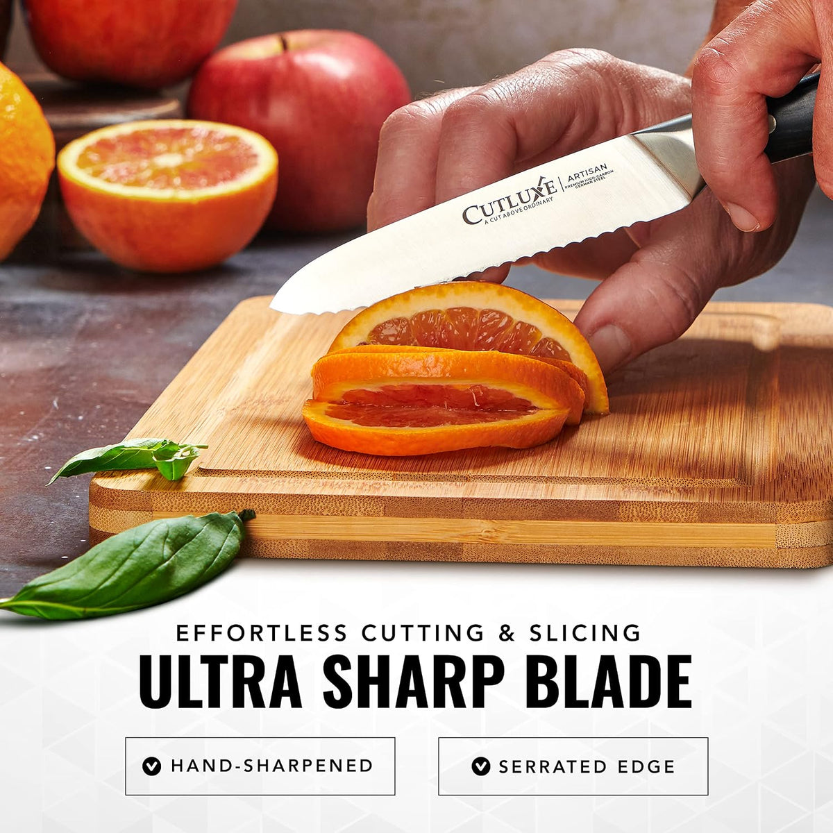 Kitchen Utility Knife, 5.5" Paring Knife – Razor Sharp Blade