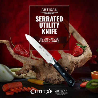 Kitchen Utility Knife, 5.5" Paring Knife – Razor Sharp Blade