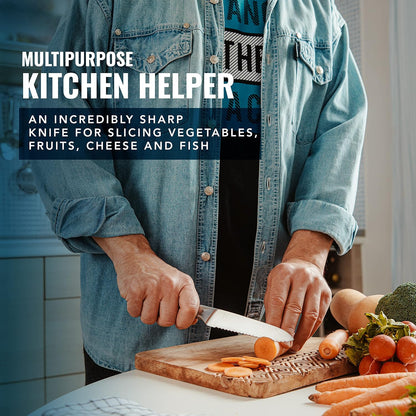 Kitchen Utility Knife, 5.5" Paring Knife – Razor Sharp Blade