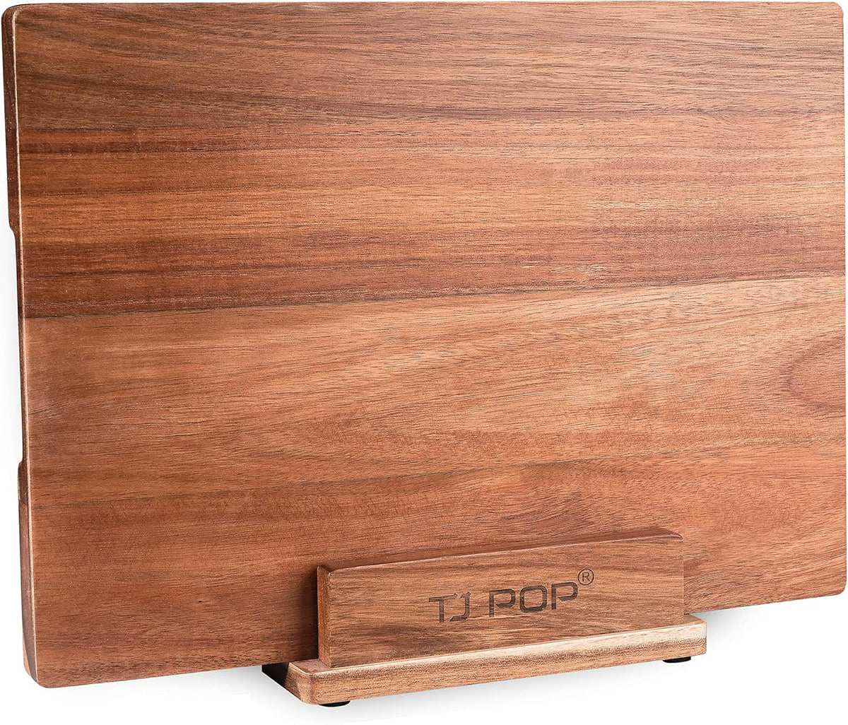 End Grain Butcher Block 15"x11", Premium Acacia Wood Cutting Board with Juice Groove, Medium Chopping Board for Kitchen, 1.2" Thick