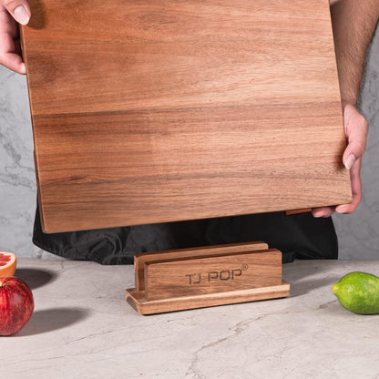 End Grain Butcher Block 15"x11", Premium Acacia Wood Cutting Board with Juice Groove, Medium Chopping Board for Kitchen, 1.2" Thick