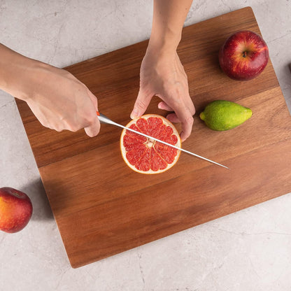 End Grain Butcher Block 15"x11", Premium Acacia Wood Cutting Board with Juice Groove, Medium Chopping Board for Kitchen, 1.2" Thick