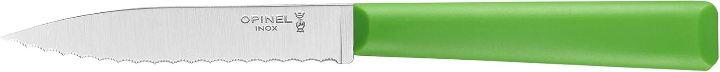 Les Essentials+ No. 313 Serrated Paring Knife, Corrosion Resistant + Dishwasher Safe, Made in France, Blue