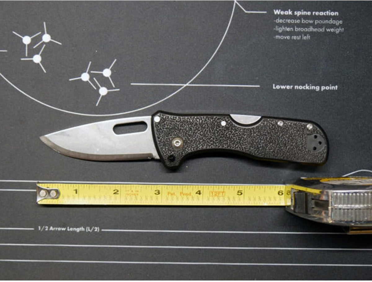 COLD STEEL Click N Cut Folder Durable Hunting & Hiking Steel 5 Oz Compact 7" Long Folding Knife with Strong Lock & 2 Interchangeable Blades