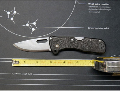 COLD STEEL Click N Cut Folder Durable Hunting & Hiking Steel 5 Oz Compact 7" Long Folding Knife with Strong Lock & 2 Interchangeable Blades