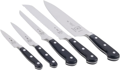 M23500 Renaissance 6-Piece Forged Knife Block Set, Tempered Glass Block