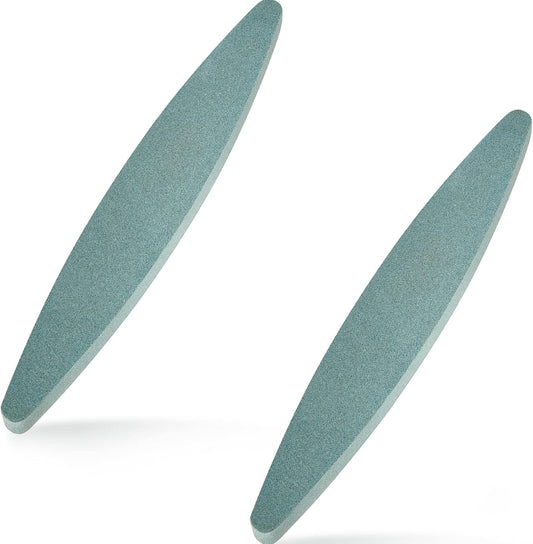 2 Pieces Garden Sharpening Stone for Garden Diamond Coated Sharpener Stone Tool, 9 x 1.47 Inches
