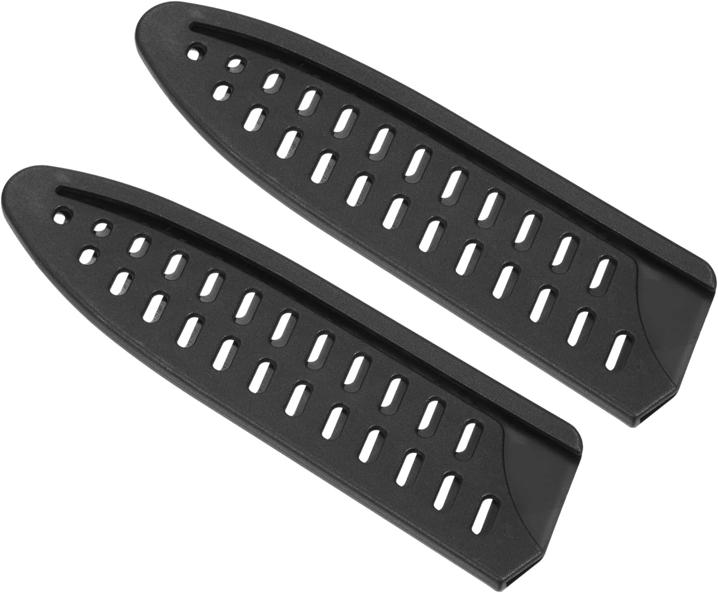 PP Safety Knife Cover Sleeves for 6" Chef Knife, 5 Pack Knives Edge Guard Blade Protector Universal Knife Sheath Portable for Kitchen, Black
