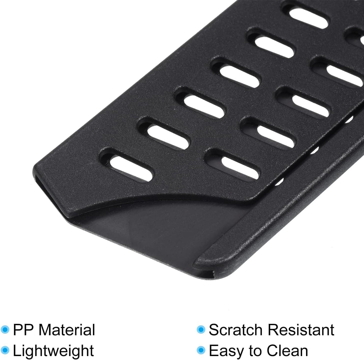 PP Safety Knife Cover Sleeves for 6" Chef Knife, 5 Pack Knives Edge Guard Blade Protector Universal Knife Sheath Portable for Kitchen, Black