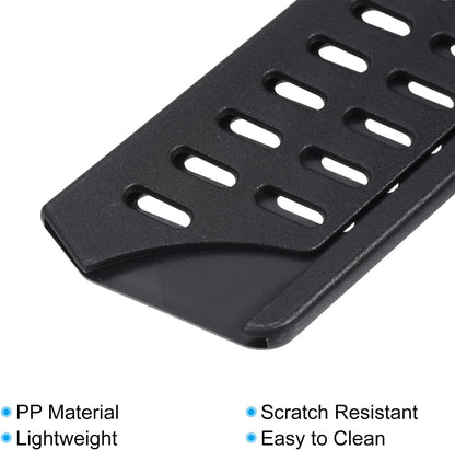 PP Safety Knife Cover Sleeves for 6" Chef Knife, 5 Pack Knives Edge Guard Blade Protector Universal Knife Sheath Portable for Kitchen, Black