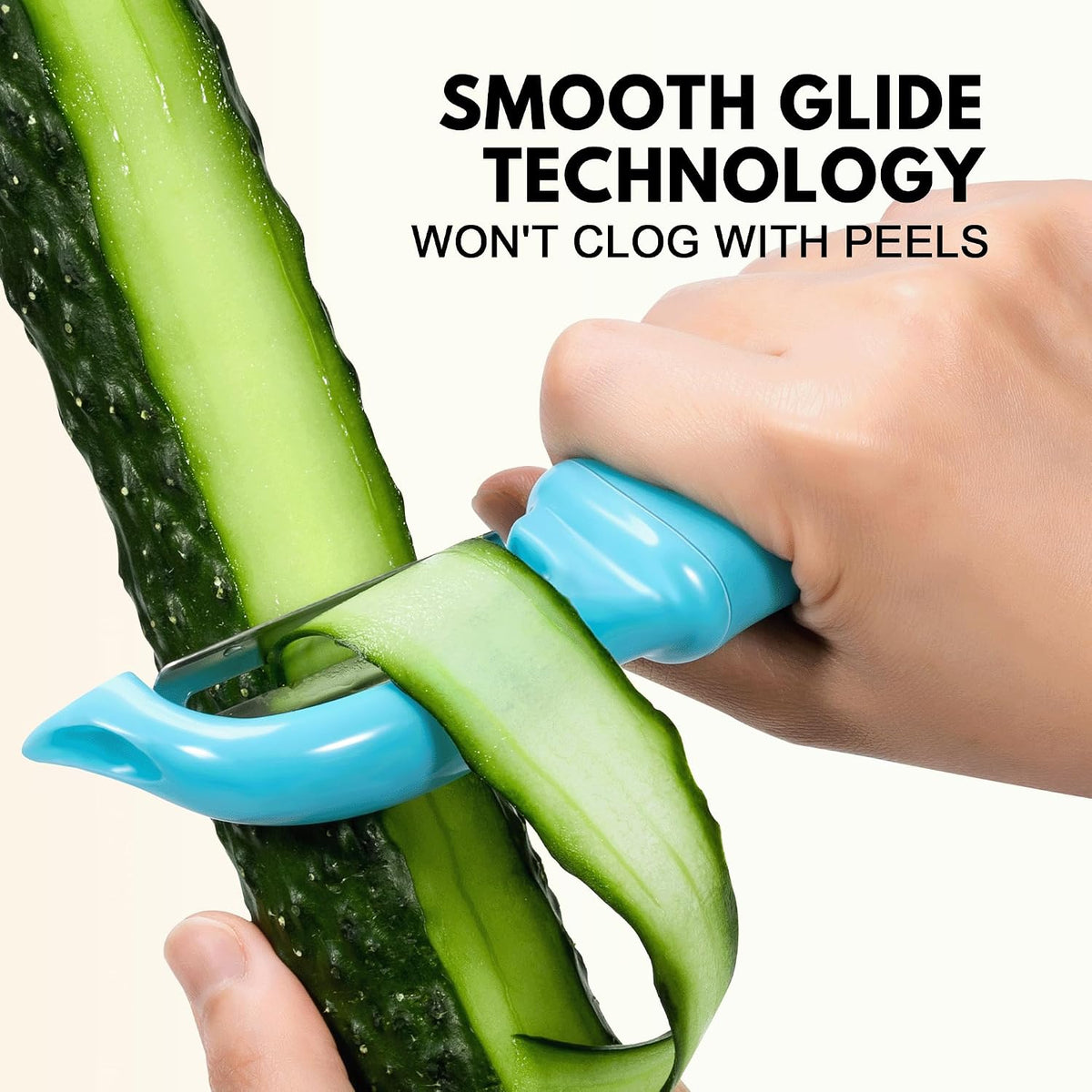 Swivel Vegetable Peeler Soft Comfort Handle Sturdy Long-Lasting 1Pcs Black