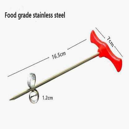 Stainless Steel Fruit Spiral Knife Spiral Knife Vegetable Coiler Scroller Stainless Steel Magic Scroller Creative Model Cucumber Knife Fruit and Vegetable Spiral Twist Home and Kitchen