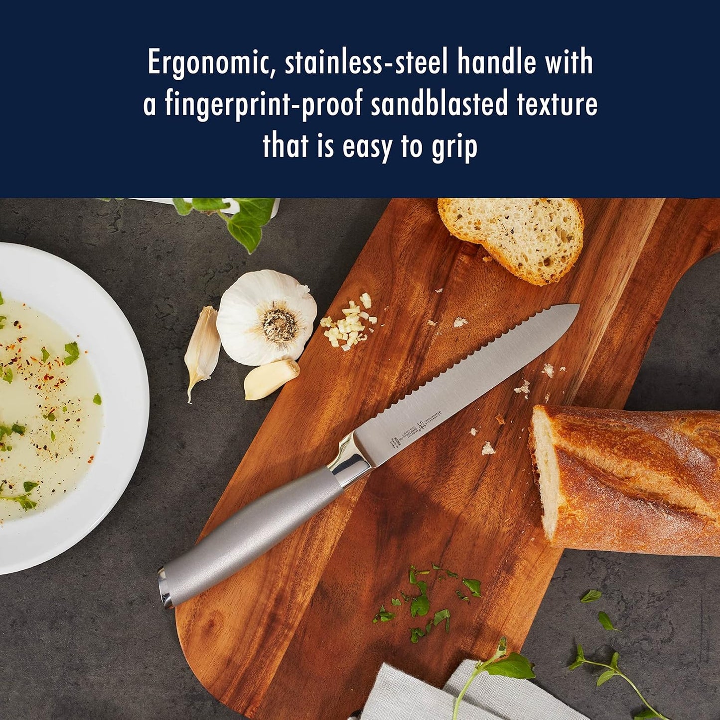 Modernist 6-Pc Knife Set, Razor-Sharp, German Engineered, Black | Informed by 100+ Years of Mastery. Dishwasher safe, Ideal for Everyday Meal Prep.