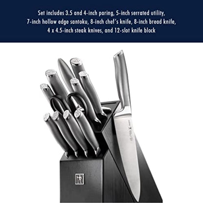 Modernist 6-Pc Knife Set, Razor-Sharp, German Engineered, Black | Informed by 100+ Years of Mastery. Dishwasher safe, Ideal for Everyday Meal Prep.
