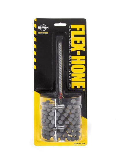 Brush Research BC14M240Z25 Flex-Hone®, 0.551" (14mm) Diameter, 240 Grit, Zirconia Alumina #1525, for Low Carbon to Medium Carbon Steels, Stainless Steel and Cast Iron - Colors B