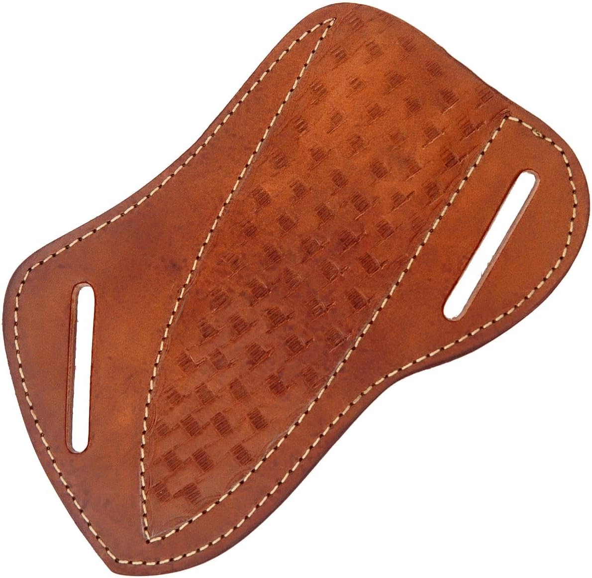 Handmade Leather Knife Sheath for Fixed Blade Knives, Pancake Sheath with Horizontal Carry Sheath for Hunting and Outdoor Use, Fits 4–6 Inch Blades