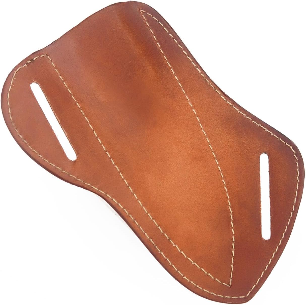 Handmade Leather Knife Sheath for Fixed Blade Knives, Pancake Sheath with Horizontal Carry Sheath for Hunting and Outdoor Use, Fits 4–6 Inch Blades