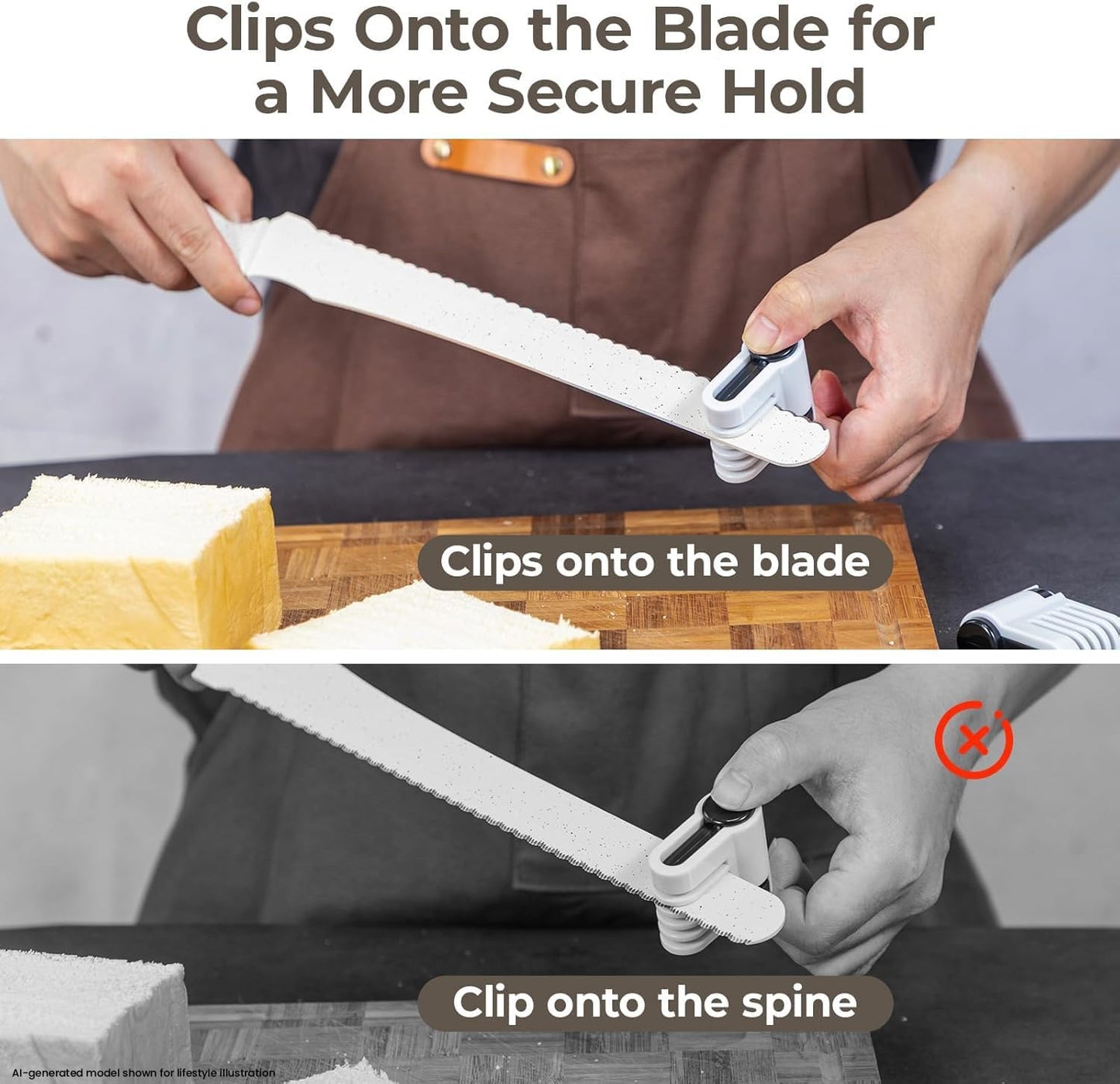 Upgrade Bread Knife for Homemade Bread, World‘s 1st Double Serrated Knife for Crusty Sourdough, 11.6 Inch Stainless Steel Bread Slicer, Professional Sourdough Cutter, Ideal for Gift, Pink