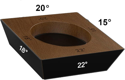 Rolling Knife Sharpener made easy with 2 Diamond Discs & 4 Magnetic Angles 15°/18°/20°/22° for All Kitchen Knife Set, Birthday Gifts for Men & Women