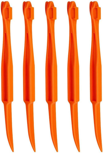 10 Pcs Orange Peeler, Plastic Lime Slicer Set, Easy to Open Citrus Lemon Peeler Remover, Bottle Opener Kitchen Accessories knife Cooking Tools Kitchen Gadgets