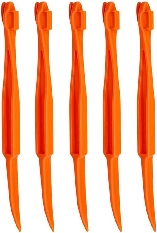 10 Pcs Orange Peeler, Plastic Lime Slicer Set, Easy to Open Citrus Lemon Peeler Remover, Bottle Opener Kitchen Accessories knife Cooking Tools Kitchen Gadgets