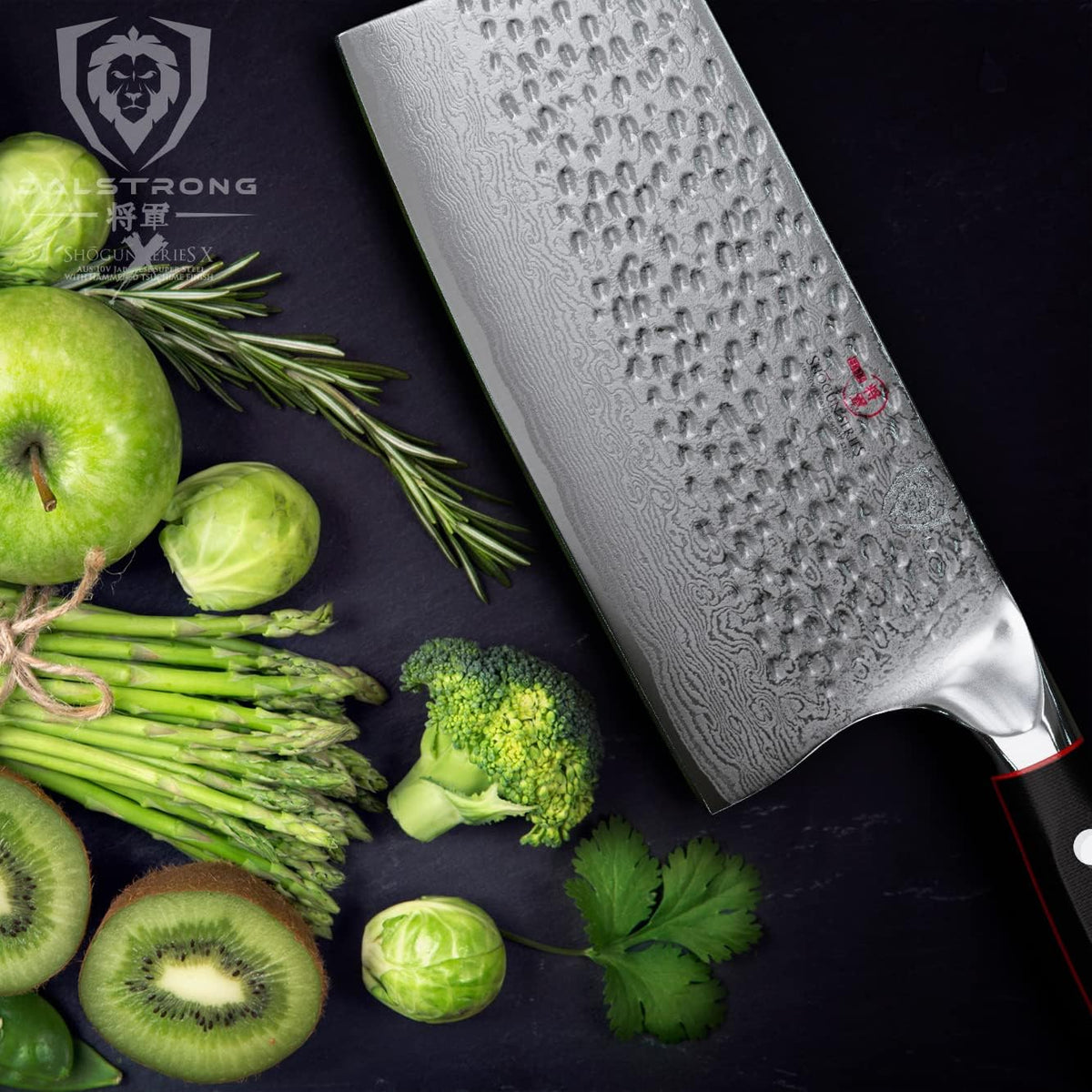 7" Meat Cleaver Knife - Japanese Super Steel Damascus