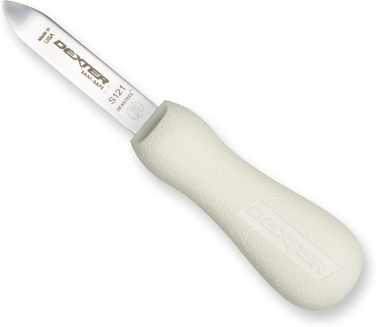 Dexter-Russell Sani-Safe 2.75" New Haven Oyster Knife, Curved Tip