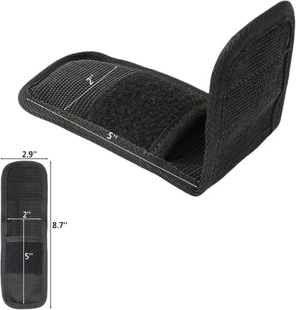 Knife Sheath for Belt, Tactical Pocket Knife Holder, Outdoor Vertical or Horizontal Belt Knife Pouch, Multitool Sheath Nylon Case, Army Knife Pocket Clip