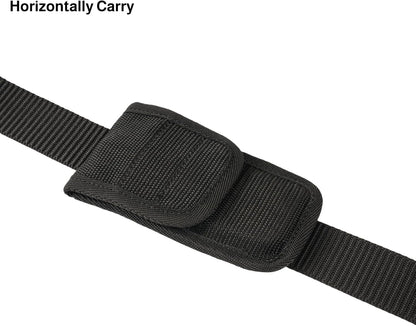 Knife Sheath for Belt, Tactical Pocket Knife Holder, Outdoor Vertical or Horizontal Belt Knife Pouch, Multitool Sheath Nylon Case, Army Knife Pocket Clip