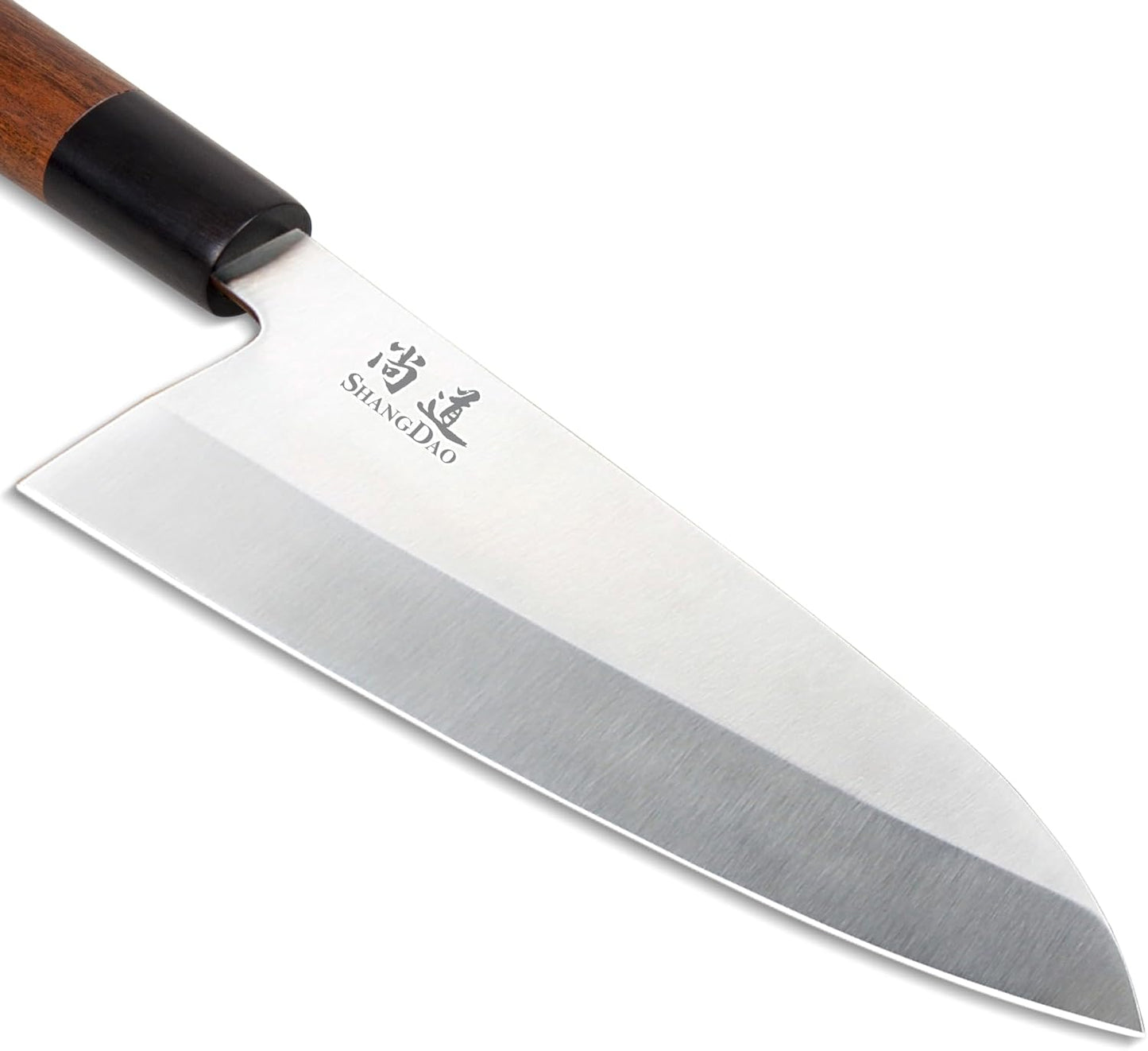7-inch Deba Knife, Single Bevel German Stainless Steel Japanese Knife, Fish Fillet Knives for Fish Cutting with Wooden Handle, Gift Box
