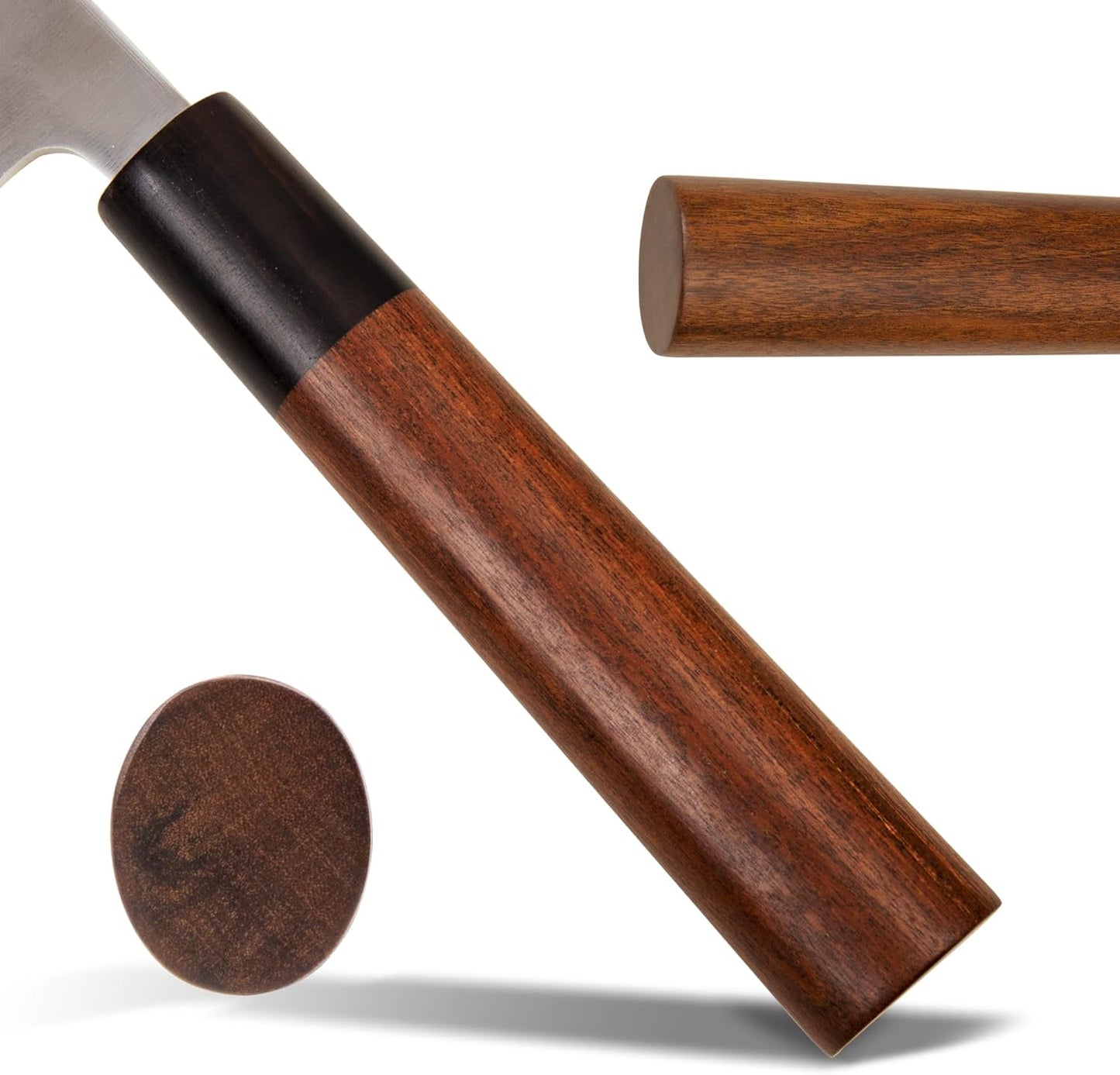 7-inch Deba Knife, Single Bevel German Stainless Steel Japanese Knife, Fish Fillet Knives for Fish Cutting with Wooden Handle, Gift Box