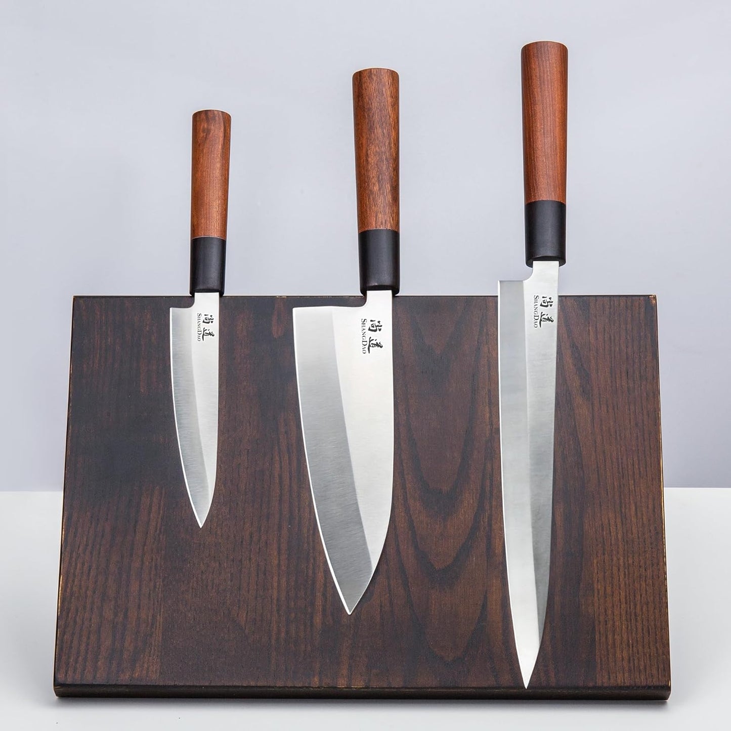 7-inch Deba Knife, Single Bevel German Stainless Steel Japanese Knife, Fish Fillet Knives for Fish Cutting with Wooden Handle, Gift Box