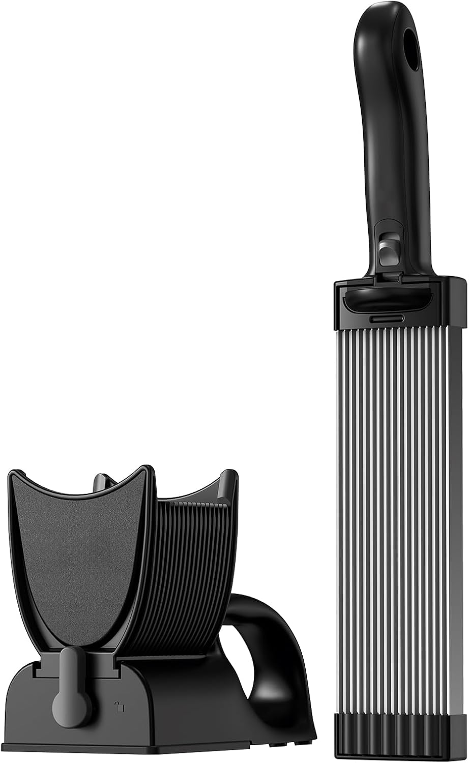 Fresh Meat Slicer, Manual Fresh Meat Cutter, Meal Prep, 2mm or 4mm-Black | Manual Meat Slicer for Fresh Raw Meat, 17 Blades get 18 Meat Slices, Meat Cleavers can be Sliced, Striped, Diced