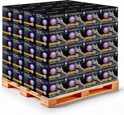 3 Mil Clear Vinyl Gloves, Food Safe Disposable Gloves, Latex Free