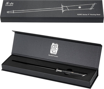 Cangshan KURO Series 9-Inch Honing Steel, Gray