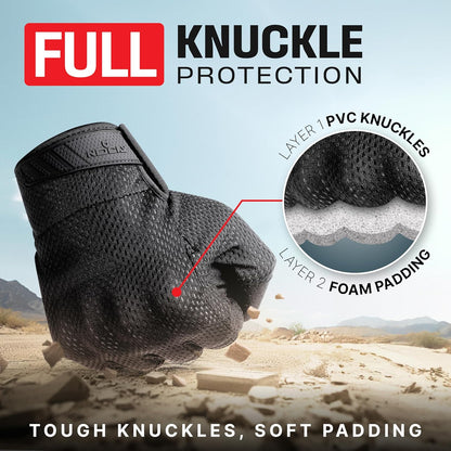 Gloves for Men with Flexible Knuckle Guards – Durable Design with Reinforced Palms and Stitching