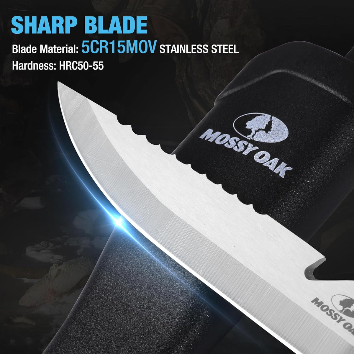 4" Fishing & Bait Knife with Protective Sheath