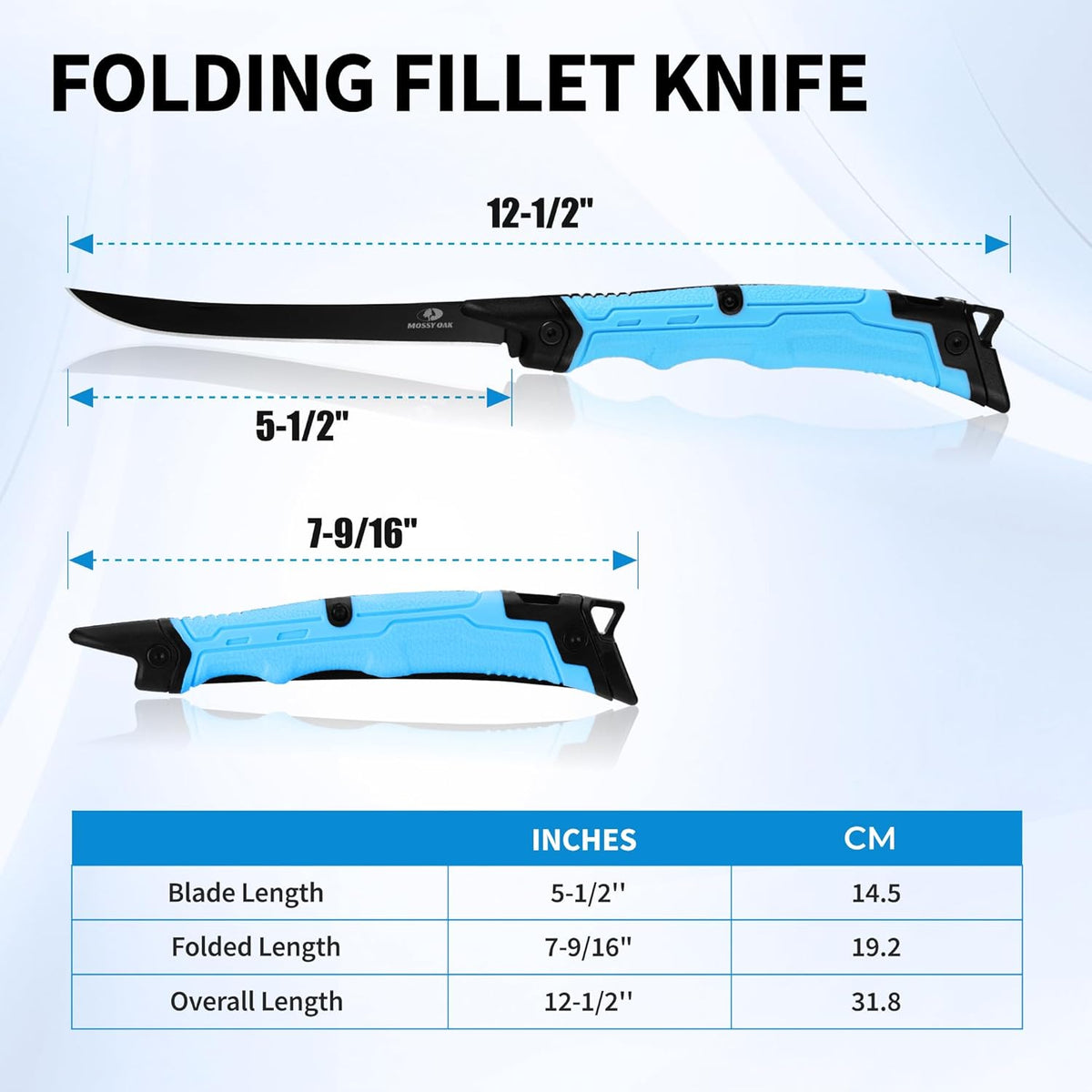 4" Fishing & Bait Knife with Protective Sheath