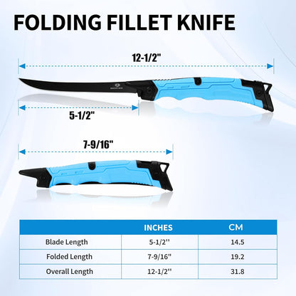 4" Fishing & Bait Knife with Protective Sheath