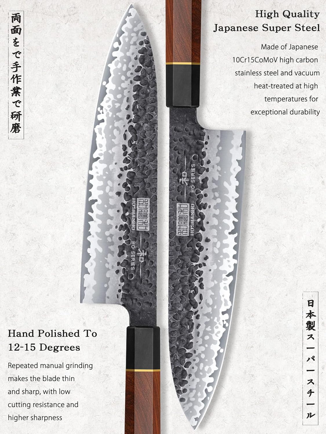 5 Pieces Knife Set, Japanese High Carbon Steel Kitchen Knife Sets | Ultra Sharp Chef Knife Set for Kitchen, Professional Kitchen Knives with Ergonomic Handle, Thoughtful Gifts for Men/Woman