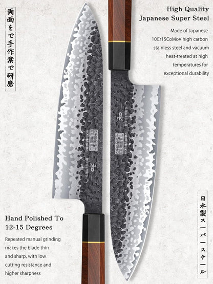 5 Pieces Knife Set, Japanese High Carbon Steel Kitchen Knife Sets | Ultra Sharp Chef Knife Set for Kitchen, Professional Kitchen Knives with Ergonomic Handle, Thoughtful Gifts for Men/Woman