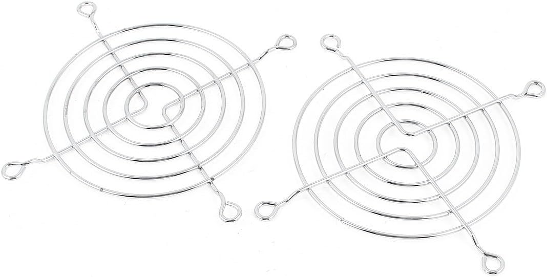 2 Pcs Metal Wire Finger Guard Protect Grill for 90mm PC Cooling Fan