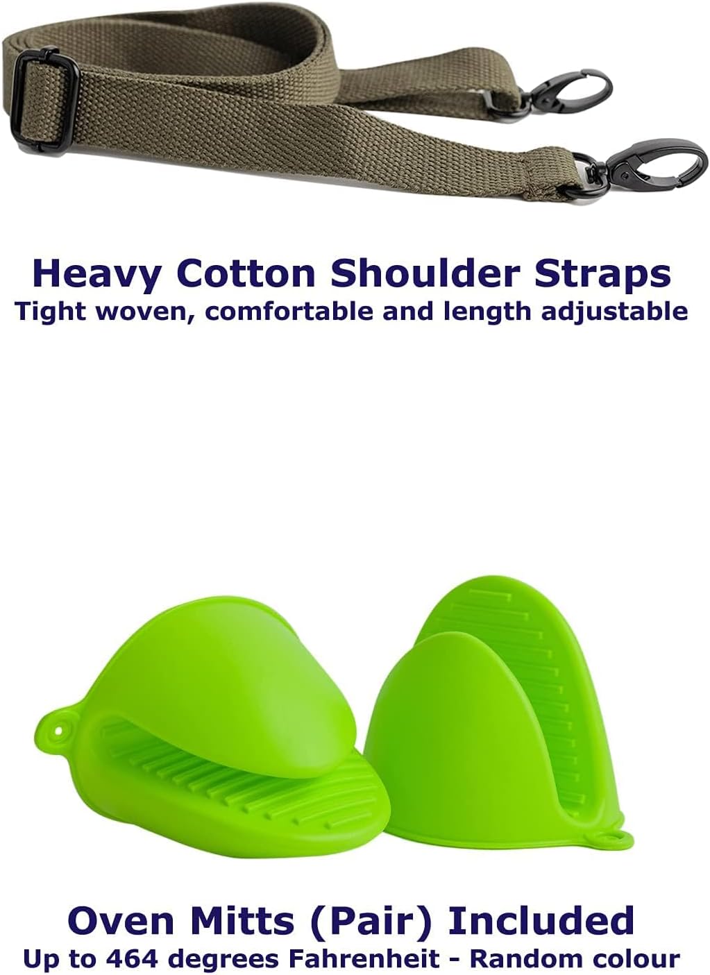 Chef Knife Roll Bag – 12oz Water-Resistant Waxed Canvas – Heavy-Duty Portable Knife Case with 11 Slots for Cleavers, Carving Knives & Chef Tools – Bonus Oven Mitts Included (Army Green)