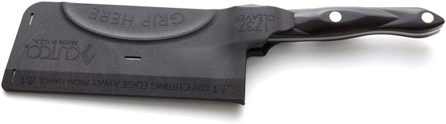 #1737 Cleaver w/Thermo-Resin Sheath - Classic Black Handle
