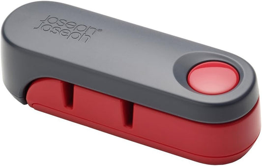 Compact 2-Stage Knife Sharpener and Honer Rota, Red
