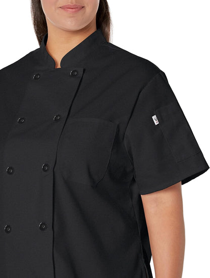 Tahoe Short Sleeve Chef Coat Jackets for Women