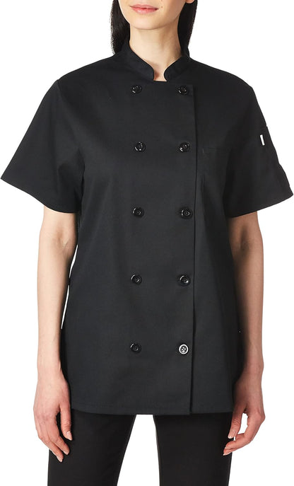 Tahoe Short Sleeve Chef Coat Jackets for Women